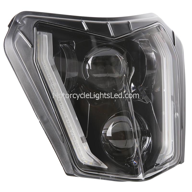 KTM exc led headlight pc lens