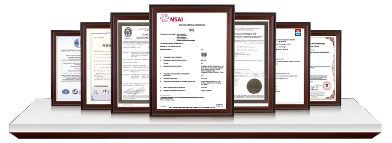 our certifications